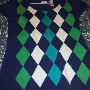 Liz & Co short sleeved sweater